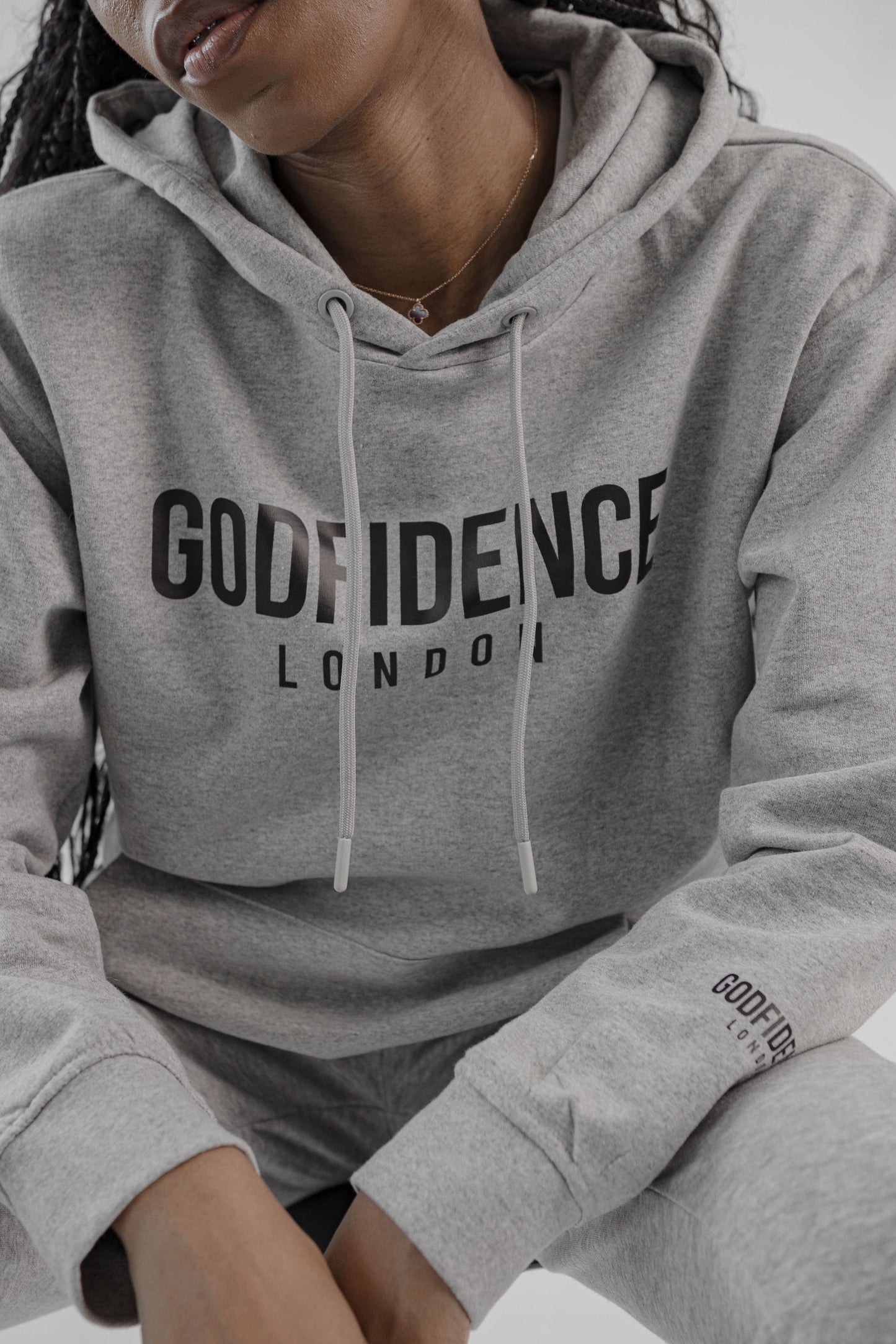 Godfidence London Hoodie (Grey)